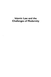 cover of the book Islamic law and the challenges of modernity