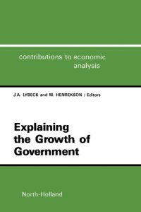 cover of the book Explaining the growth of government