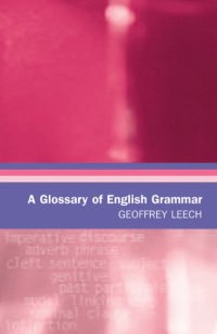 cover of the book A Glossary of English Grammar