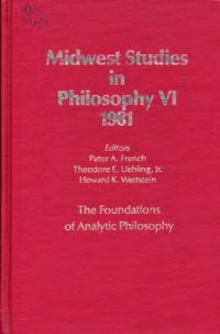 cover of the book The Foundations of Analytic Philosophy