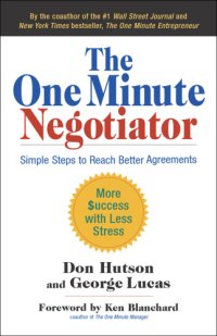 cover of the book The One Minute Negotiator