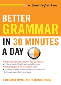 cover of the book Better Grammar in 30 Minutes a Day