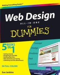 cover of the book Web Design All-in-One For Dummies