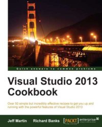 cover of the book Visual Studio 2013 Cookbook