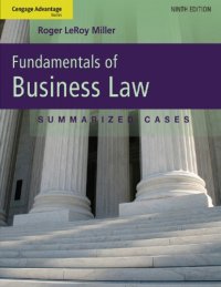 cover of the book Fundamentals of business law: summarized cases