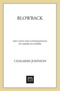 cover of the book Blowback