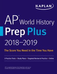 cover of the book AP World History Prep Plus 2018-2019