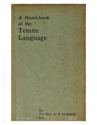 cover of the book A Hand-book of the Temne Language