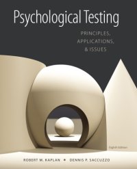 cover of the book Psychological testing: principles, applications, & issues