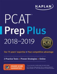 cover of the book PCAT prep plus, 2018-2019