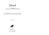 cover of the book Jihad and the foreign policy of the Khilafah state: the Khilafah state is the method by which the whole world is addressed through daʻwah and jihad