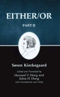 cover of the book Either, or 2 Kierkegaard's writings. 4