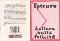 cover of the book Lettera sulla felicità