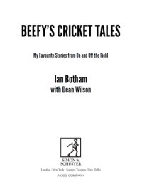 cover of the book Beefy's cricket tales: my favourite stories from on and off the field