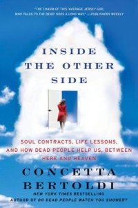 cover of the book Inside the other side: soul contracts, life lessons, and how dead people help us, between here and heaven