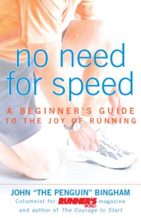 cover of the book No need for speed: a beginner's guide to the joy of running