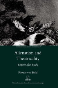 cover of the book Alienation and theatricality: Diderot after Brecht