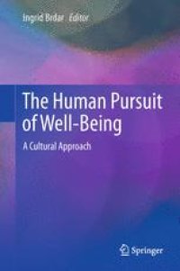 cover of the book The Human Pursuit of Well-Being: A Cultural Approach