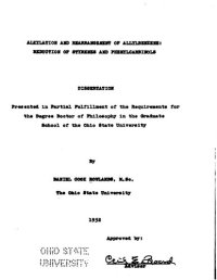 cover of the book ALKYLATION AND REARRANGEMENT OF ALLYLBENZENE: REDUCTION OF STYRENES AND PHENYLCARBINOLS