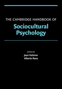 cover of the book The Cambridge Handbook of Sociocultural Psychology