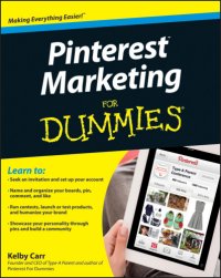 cover of the book Pinterest Marketing For Dummies