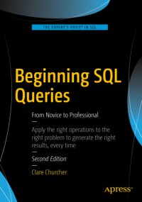 cover of the book Beginning SQL Queries: From Novice to Professional