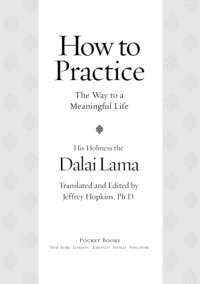 cover of the book How to practice: the way to a meaningful life