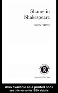 cover of the book Shame in Shakespeare