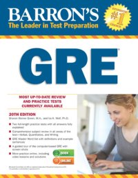 cover of the book Barron's GRE