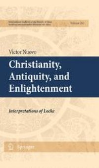 cover of the book Christianity, Antiquity, and Enlightenment: Interpretations of Locke