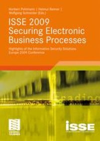 cover of the book ISSE 2009 Securing Electronic Business Processes: Highlights of the Information Security Solutions Europe 2009 Conference