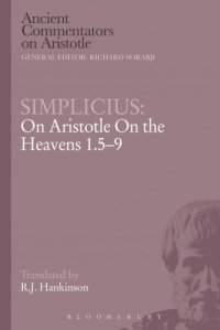 cover of the book Simplicius: On Aristotle On the Heavens 1.5-9