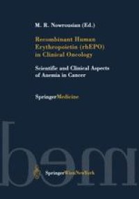 cover of the book Recombinant Human Erythropoietin (rhEPO) in Clinical Oncology: Scientific and Clinical Aspects of Anemia in Cancer