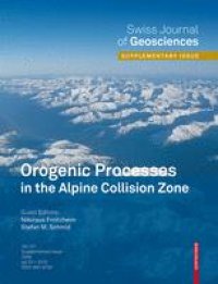 cover of the book Orogenic Processes in the Alpine Collision Zone