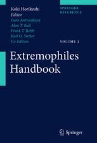 cover of the book Extremophiles Handbook