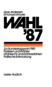 cover of the book Wahl ’87