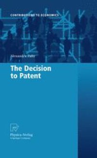 cover of the book The Decision to Patent