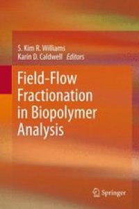 cover of the book Field-Flow Fractionation in Biopolymer Analysis