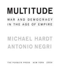 cover of the book Multitude: war and democracy in the age of empire