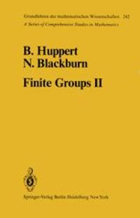 cover of the book Finite Groups II