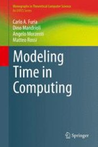 cover of the book Modeling Time in Computing