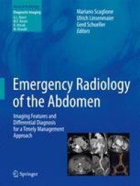 cover of the book Emergency Radiology of the Abdomen: Imaging Features and Differential Diagnosis for a Timely Management Approach