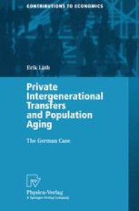 cover of the book Private Intergenerational Transfers and Population Aging: The German Case