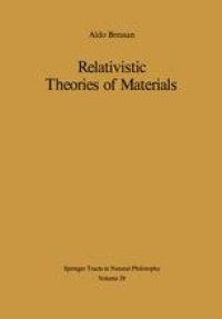 cover of the book Relativistic Theories of Materials