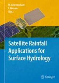 cover of the book Satellite Rainfall Applications for Surface Hydrology