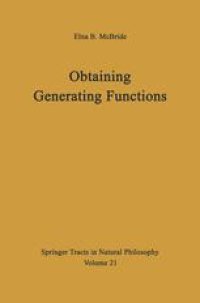 cover of the book Obtaining Generating Functions