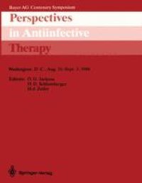 cover of the book Perspectives in Antiinfective Therapy