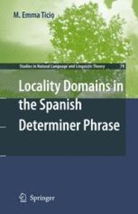 cover of the book Locality Domains in the Spanish Determiner Phrase