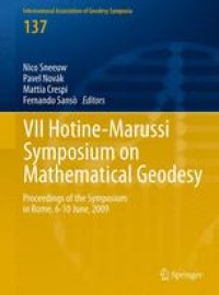 cover of the book VII Hotine-Marussi Symposium on Mathematical Geodesy: Proceedings of the Symposium in Rome, 6-10 June, 2009