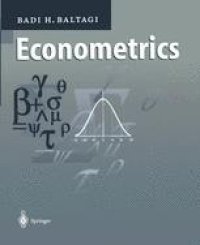 cover of the book Econometrics